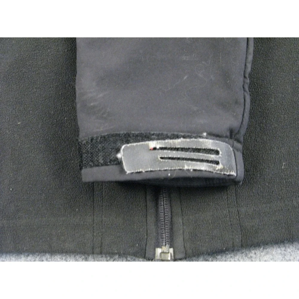 The North Face Mens‎ Fleece Jacket Black Full Zip Outdoor Hiking Apex Bionic L